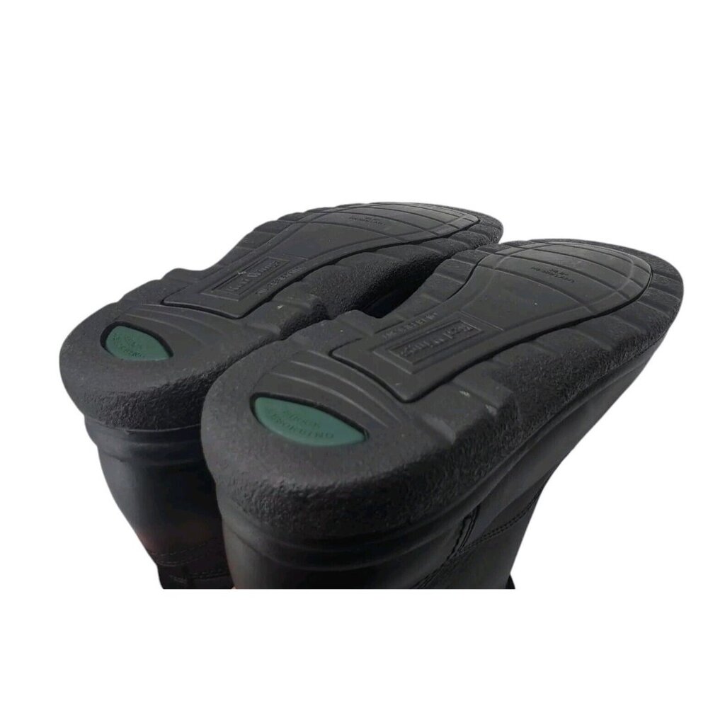 Black Leather Men's Boots - Picture 7 of 11
